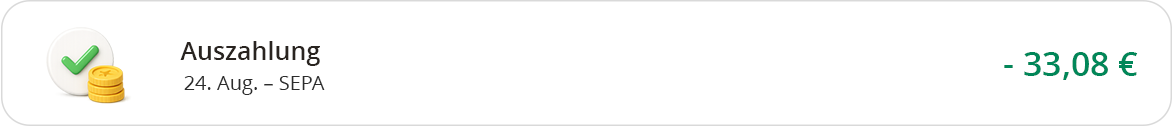 Payout listing