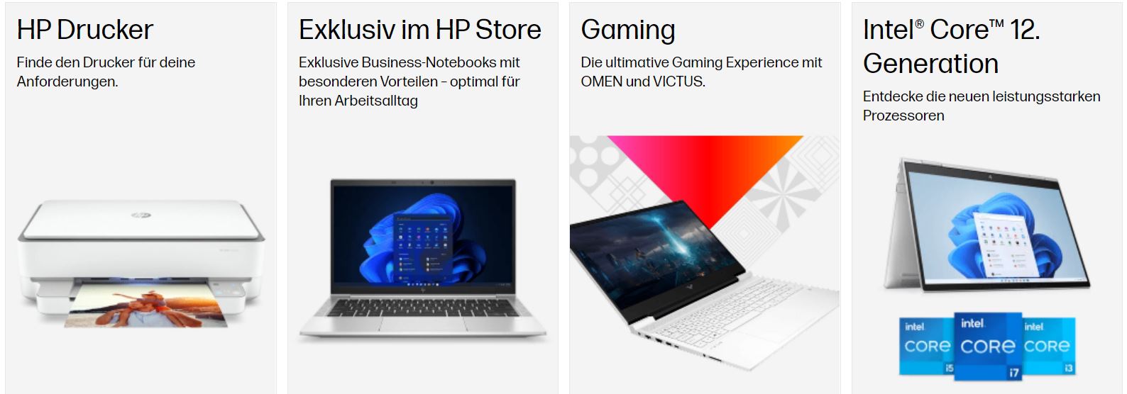PC- und Notebook-Angebote im HP Store