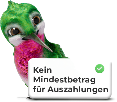 Kein Mindestbetrag für Auszahlungen