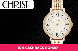 Die Black Week - Bis zu -50% bei Christ entdecken und mit extra Cashback extra sparen.