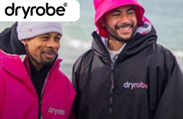  Geschützt vor Wind und Wetter, dank dem extra Cashback von dryrobe