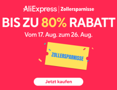 Spare bis zu 80% mit Aliexpress